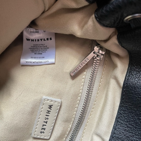 Whistles Leather Astor Backpack - Picture 10 of 11